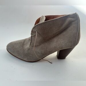 Madewell leather suede booties size 10
